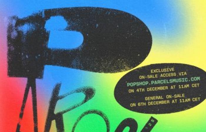 Parcels in concerto all'Accor Arena di Parigi nell'ottobre 2025