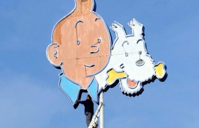 “Il loto blu” di Tintin riapparirà intero e colorato