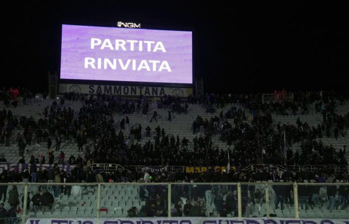 sospesa Fiorentina-Inter. Vince il Napoli, Juve bloccata a Lecce