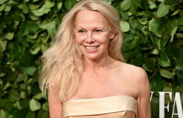 Splendida senza trucco, Pamela Anderson fa colpo ai Gotham Awards