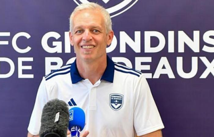 Girondini. Reazione di Bruno Irlès dopo il sorteggio della Coupe de France