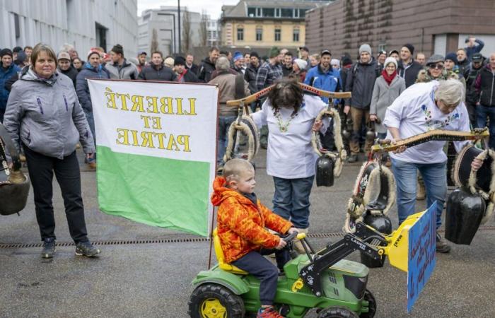 A Berna gli agricoltori vogliono farsi sentire