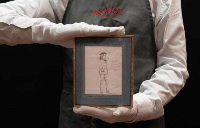 Un disegno di Arthur Rimbaud di Paul Verlaine venduto per 585.000 euro all'hotel Drouot