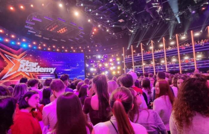 Televisione. All’interno delle riprese di un bonus di Star Academy