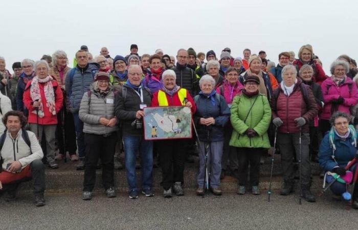 A Jard-sur-Mer, escursione per 80 pellegrini di Santiago di Compostela