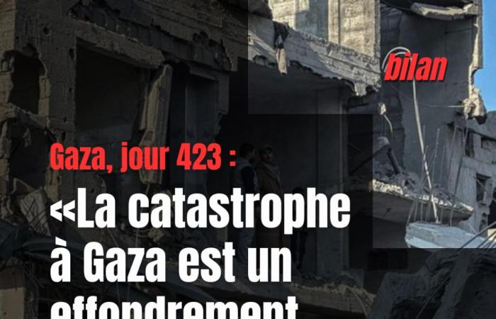 Gaza, giorno 423: “La catastrofe a Gaza è il collasso della nostra comune umanità”