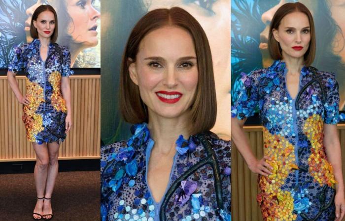 Natalie Portman fa centro nel mini abito Schiaparelli per “Lady in the Lake”