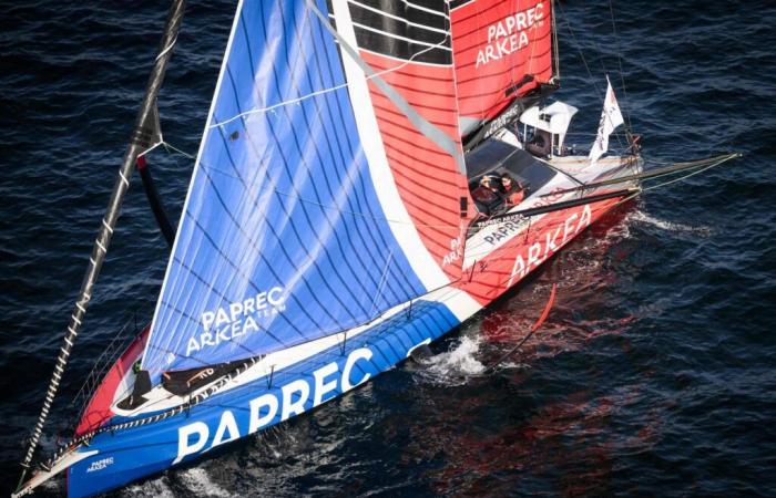 Charlie Dalin, Yoann Richomme e Sébastien Simon vengono presto sopraffatti dalla prima forte depressione