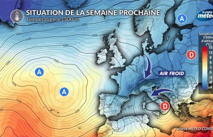 La prossima settimana arriva l'inverno: le temperature scendono