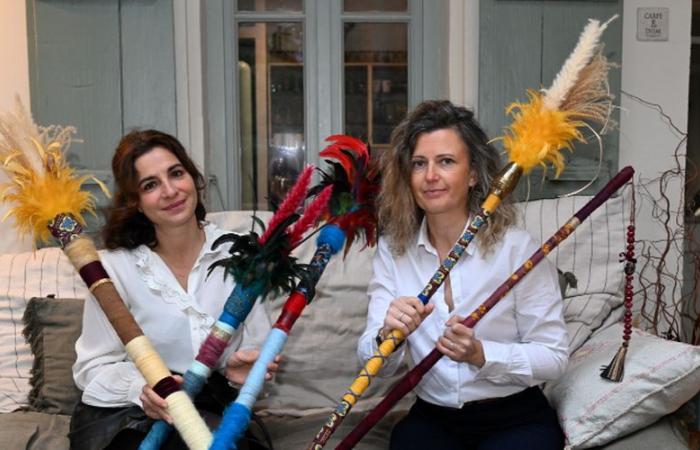 Aude Wagner e Lise Garrig esporranno la loro nuova collezione Waga questo fine settimana a Tolosa