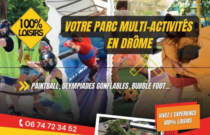 100% TEMPO LIBERO – LE ATTIVITÀ ESSENZIALI DEL MUTLTI PARK NEI NOSTRI DUE DIPARTIMENTI – DISTRETTO CALCIO DRÔME-ARDÈCHE