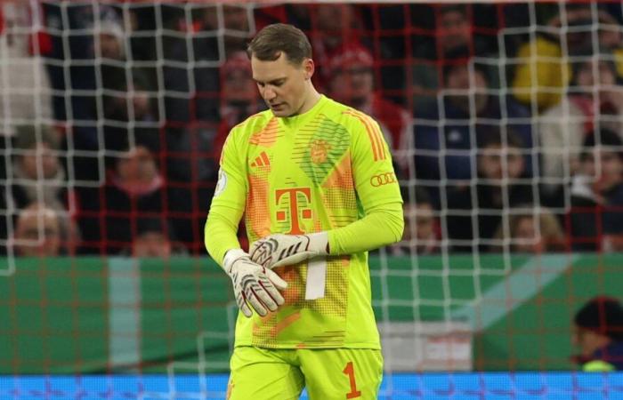 Il primo cartellino rosso della tua carriera! Manuel Neuer vola fuori dal campo all’inizio dello scontro di coppa tra FC Bayern Monaco e Bayer Leverkusen