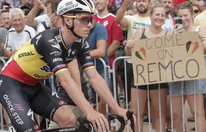 Remco Evenepoel si frattura la clavicola dopo un incidente in allenamento – rts.ch