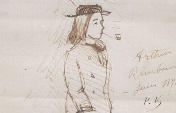 Un disegno di Arthur Rimbaud di Paul Verlaine venduto per 585.000 euro all'hotel Drouot