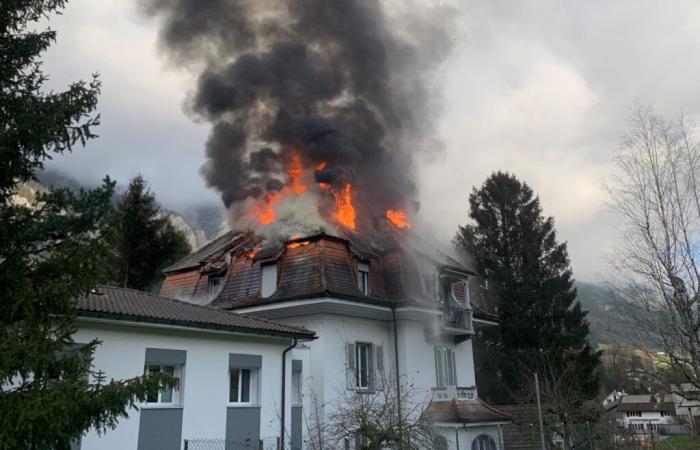 La casa dell’associazione Petites Familles ha preso fuoco a Grandval