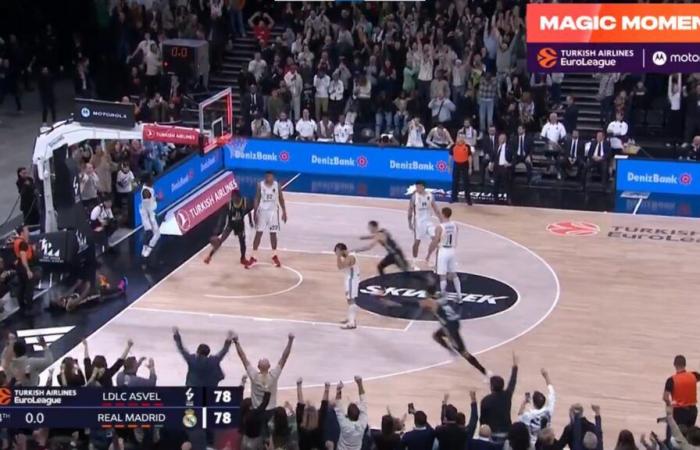 Pallacanestro | Il finale drammatico della partita dell’ASVEL contro il Real Madrid! [VIDEO]