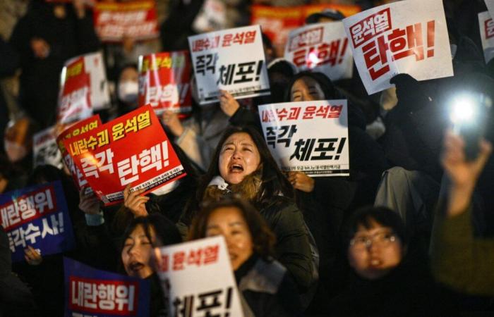 Giornata di rabbia nella capitale della Corea del Sud dopo il tentativo di legge marziale