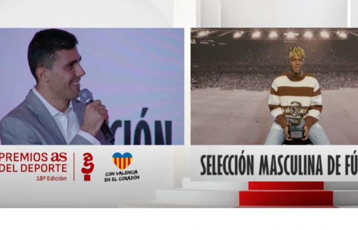 “L'ho portato a Manchester per conoscere il freddo inglese”: il tentennamento tra Rodri e Nico Williams al gala degli AS Sports Awards 2024 | Calcio