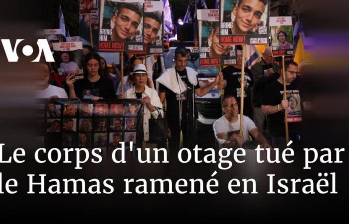 Il corpo dell’ostaggio ucciso da Hamas è stato restituito in Israele