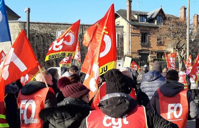 una manifestazione ed un'azione annunciata vicino alla RN31 nell'Oise