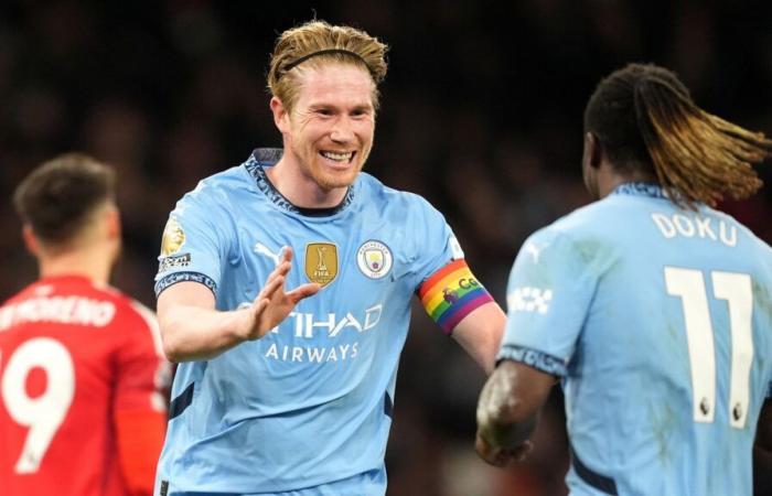 Man City – Nottingham Forest 3-0: Kevin De Bruyne ispira una vittoria cruciale mentre il City tenta di riaccendere la difesa del titolo della Premier League | Notizie di calcio