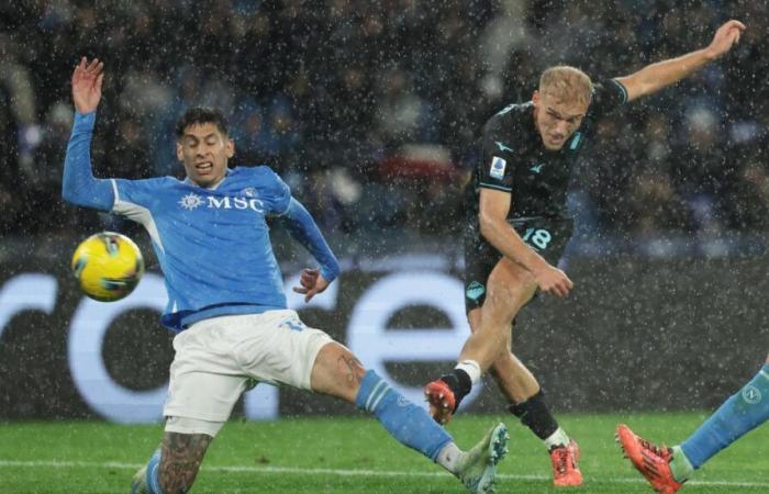 Napoli-Lazio 0-1: gol di Isaksen