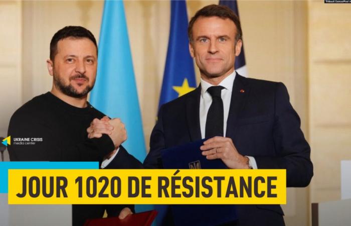 1020° giorno di resistenza: l’Ucraina potrebbe considerare la proposta del presidente Macron di schierare le forze occidentali come una garanzia di sicurezza, dice Zelenskyj