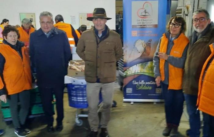 Per Natale, InterProchasse offre centinaia di fagiani e terrine al banco alimentare del Gard.