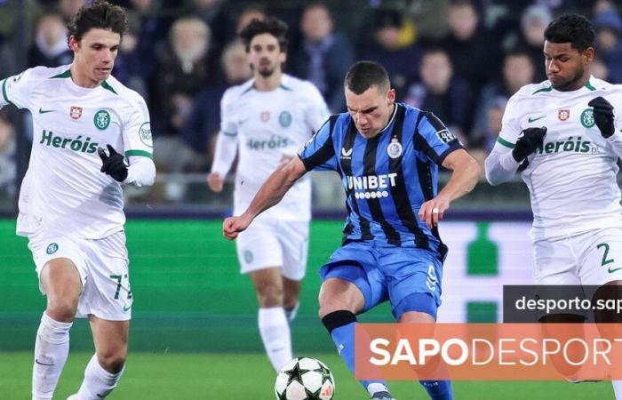 Pareggia lo Sporting in Belgio all'intervallo. Guarda le migliori mosse del primo tempo – Champions League