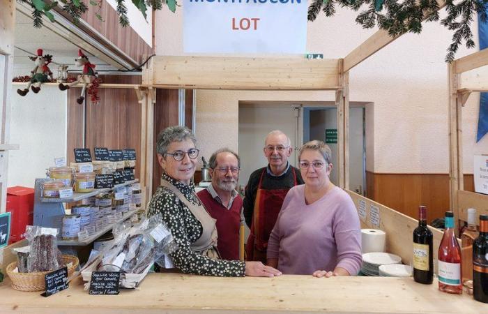 Montfaucon. Il Lotto presente al Mercato Locale del Doubs