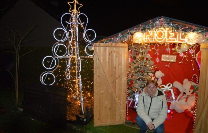 Rémy fa rivivere la magia del Natale nel suo giardino