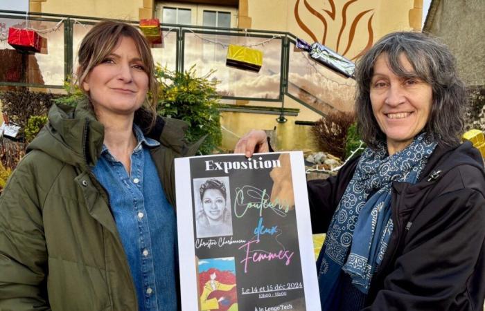 Due artiste si sono riunite per una mostra nella Sarthe, vicino a Mamers