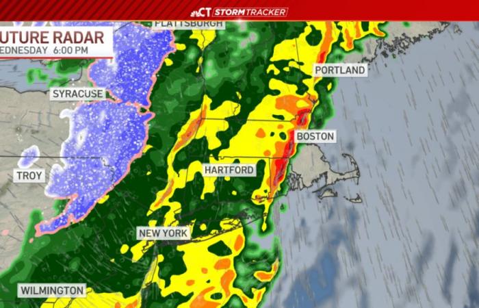 Monitoraggio di forti piogge e forti venti con possibili interruzioni di corrente – NBC Connecticut