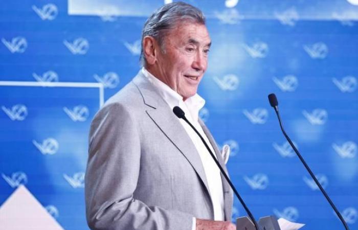 Eddy Merckx, operato con successo all’anca, scherza sulla sua caduta