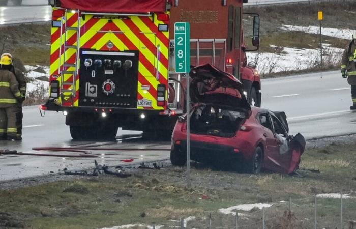 Morte atroce per un automobilista a Montérégie