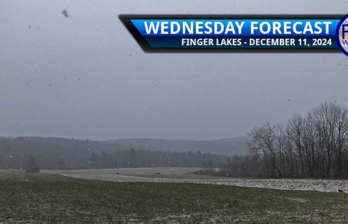 La pioggia si trasforma in neve questo pomeriggio mentre le temperature scendono – Meteo Finger Lakes