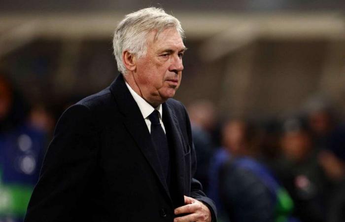 Carlo Ancelotti soddisfatto della “ottima” vittoria del Real Madrid in casa dell’Atalanta, ottimista sull’infortunio di Kylian Mbappe