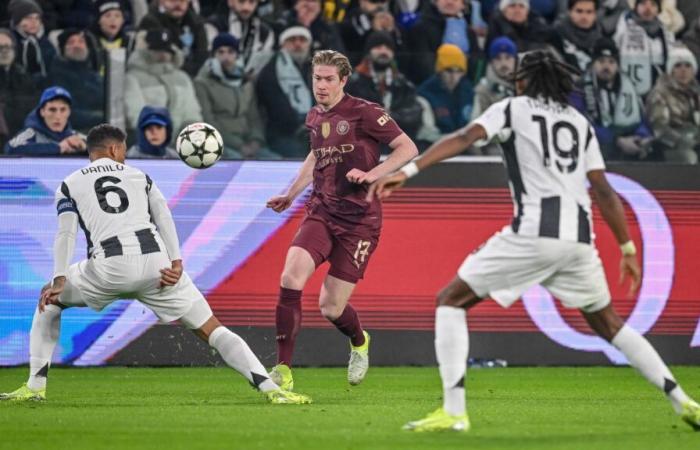 La Juventus offre una lezione di realismo al Manchester City, De Bruyne e Doku inermi