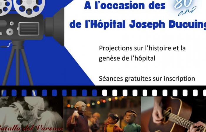 In occasione del suo 80° anniversario, l’Ospedale Joseph Ducuing di Tolosa si racconta attraverso una proiezione di due film