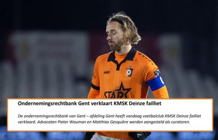 Fine della soap: KMSK Deinze è in bancarotta