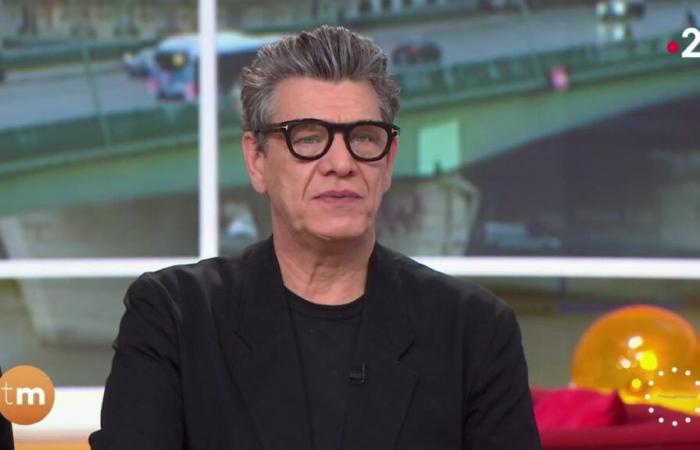 Marc Lavoine un po’ fragile in Télém…