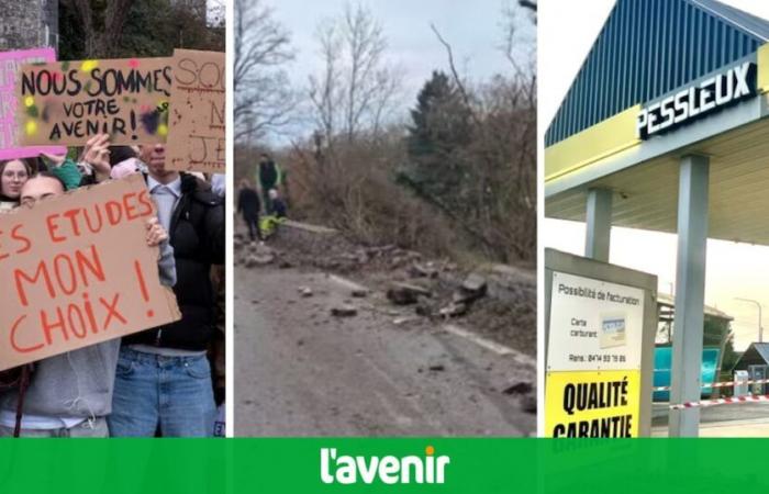 Il resoconto di oggi: 500 studenti e insegnanti manifestano a Namur | Un camion finisce in un fosso | Truffa enorme, arrestata la famiglia Pessleux