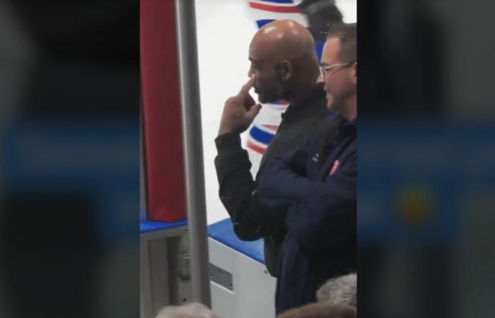 Un giocatore voleva combattere con Donald Brashear, che ora è un allenatore