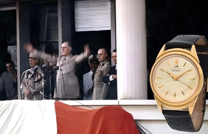 L’orologio LIP d’oro del generale de Gaulle messo all’asta a Parigi