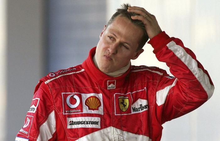 Immagini che mostrano Michael Schumacher dopo l’incidente sugli sci: un padre e il figlio ammettono di aver tentato di estorcere 15 milioni di euro alla famiglia del campione di Formula 1