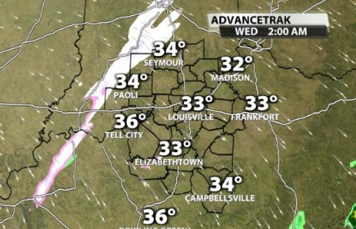 Potenziale neve: cronometrare gli acquazzoni di neve stasera e le raffiche di neve per mercoledì | Blog sul meteo