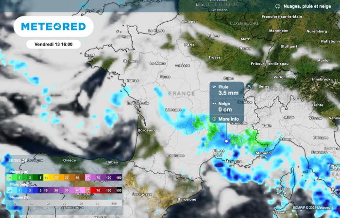 le nostre mappe segnalano il ritorno della pioggia in alcune regioni della Francia! Dove pioverà?