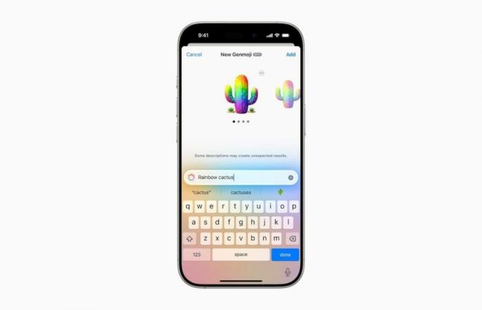 Apple lancia la nuova funzionalità “Genmoji” basata sull'intelligenza artificiale