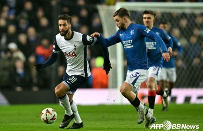 Son Heung-min di Sonny è rimasto in silenzio per tutto il primo tempo. Il Tottenham Hotspur ha chiuso 0-0..