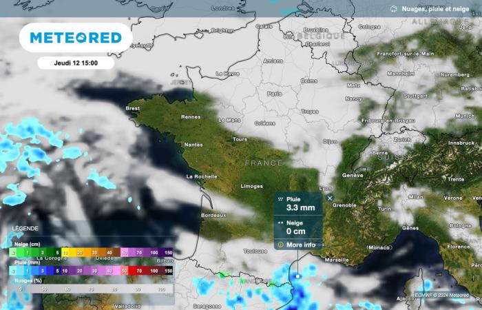 le nostre mappe segnalano il ritorno della pioggia in alcune regioni della Francia! Dove pioverà?